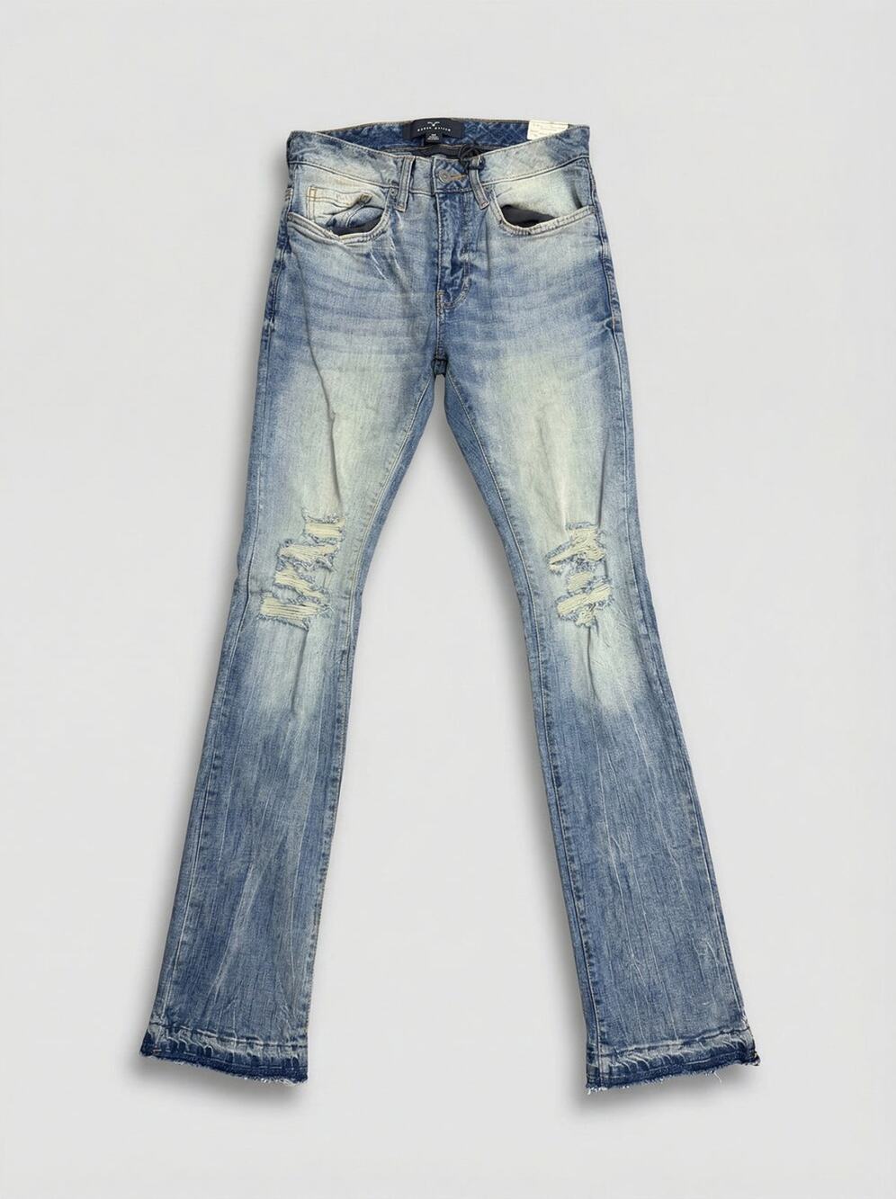 Jordan Craig Martin Stacked Denim Jeans Men Size 28 Iced Lager Light Wash NWT